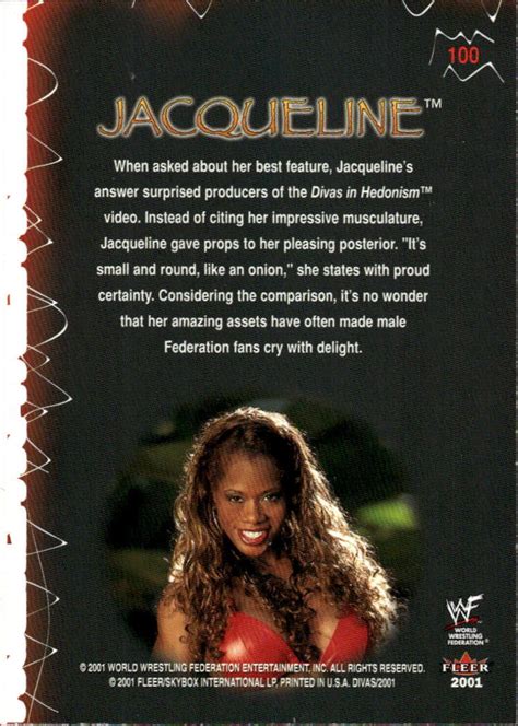 wwe jacqueline nude|WWF Divas In Hedonism